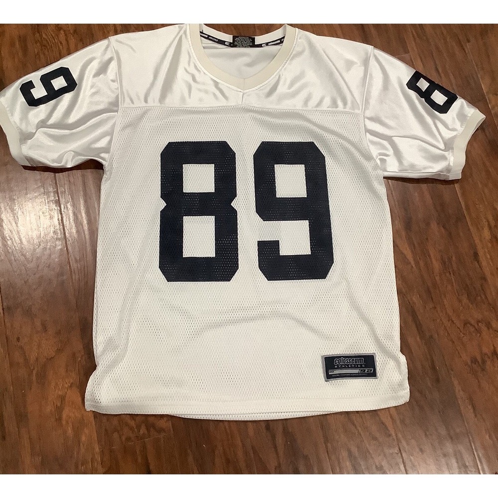 Vintage  White #89 Jersey Colosseum College Equipment Jersey M